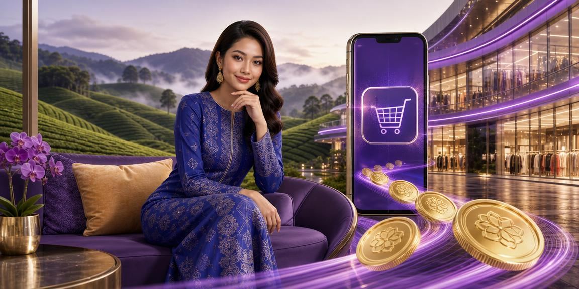 Pemain rummy Malaysia mengenakan baju kurung bermain permainan kad dalam talian di 47800